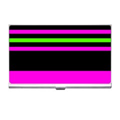 Disco Stripes Business Card Holder