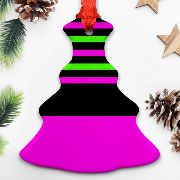 Disco Stripes Ornament (Christmas Tree) 