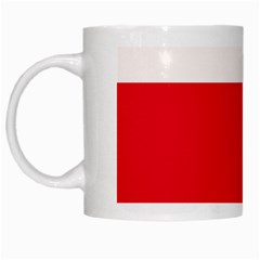 Navy Blue With Red White Mugs by tmsartbazaar