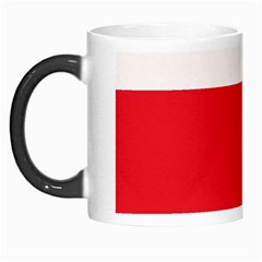 Navy Blue With Red Morph Mugs by tmsartbazaar