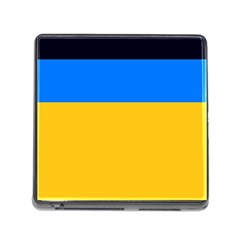 Bright Yellow With Blue Memory Card Reader (square 5 Slot) by tmsartbazaar