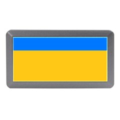 Bright Yellow With Blue Memory Card Reader (mini) by tmsartbazaar