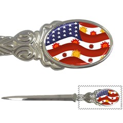 Flage Save Usa Corona Letter Opener by HermanTelo