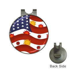 Flage Save Usa Corona Hat Clips With Golf Markers