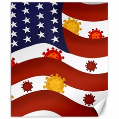 Flage Save Usa Corona Canvas 20  X 24 