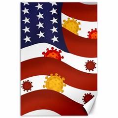 Flage Save Usa Corona Canvas 20  X 30 