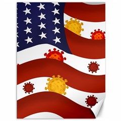 Flage Save Usa Corona Canvas 36  X 48 