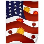 Flage Save Usa Corona Canvas 36  x 48  35.26 x46.15  Canvas - 1