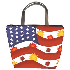 Flage Save Usa Corona Bucket Bag