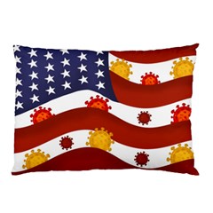 Flage Save Usa Corona Pillow Case