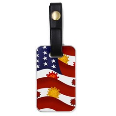 Flage Save Usa Corona Luggage Tag (one Side)