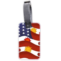 Flage Save Usa Corona Luggage Tag (two Sides) by HermanTelo