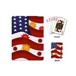 Flage Save Usa Corona Playing Cards Single Design (Mini) Back