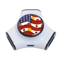 Flage Save Usa Corona 3-port Usb Hub