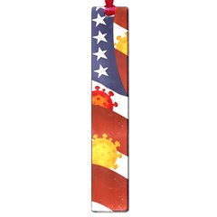 Flage Save Usa Corona Large Book Marks by HermanTelo