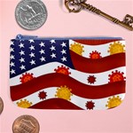 Flage Save Usa Corona Large Coin Purse Front