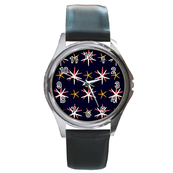 Starfish Round Metal Watch