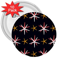 Starfish 3  Buttons (10 Pack)  by Mariart