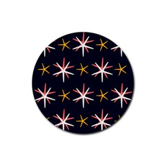 Starfish Rubber Round Coaster (4 Pack)  by Mariart