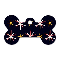 Starfish Dog Tag Bone (two Sides) by Mariart