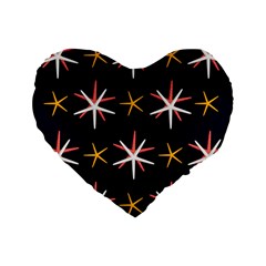 Starfish Standard 16  Premium Flano Heart Shape Cushions by Mariart