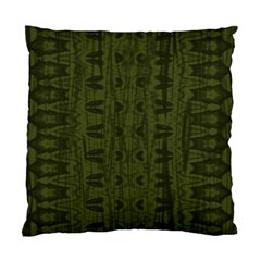 Army Green Color Batik Standard Cushion Case (Two Sides)