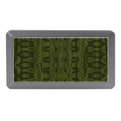 Army Green Color Batik Memory Card Reader (mini) by SpinnyChairDesigns