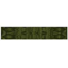 Army Green Color Batik Large Flano Scarf 