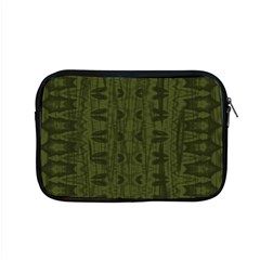 Army Green Color Batik Apple MacBook Pro 15  Zipper Case