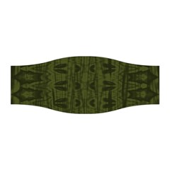 Army Green Color Batik Stretchable Headband