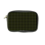 Army Green Black Buffalo Plaid Coin Purse Front