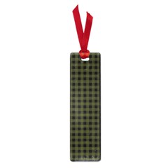 Army Green Black Buffalo Plaid Small Book Marks by SpinnyChairDesigns