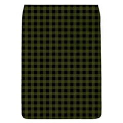 Army Green Black Buffalo Plaid Removable Flap Cover (s) by SpinnyChairDesigns