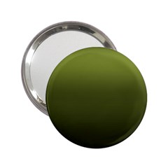 Army Green Gradient Color 2 25  Handbag Mirrors by SpinnyChairDesigns