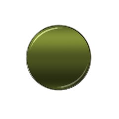 Army Green Gradient Color Hat Clip Ball Marker by SpinnyChairDesigns