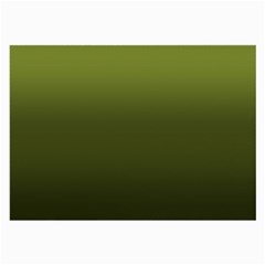 Army Green Gradient Color Large Glasses Cloth by SpinnyChairDesigns