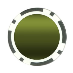 Army Green Gradient Color Poker Chip Card Guard (10 Pack) by SpinnyChairDesigns