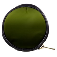 Army Green Gradient Color Mini Makeup Bag by SpinnyChairDesigns