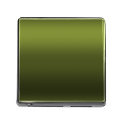 Army Green Gradient Color Memory Card Reader (square 5 Slot) by SpinnyChairDesigns