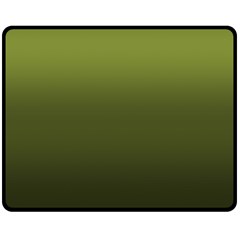 Army Green Gradient Color Fleece Blanket (medium)  by SpinnyChairDesigns