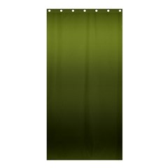 Army Green Gradient Color Shower Curtain 36  X 72  (stall)  by SpinnyChairDesigns