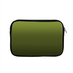 Army Green Gradient Color Apple Macbook Pro 15  Zipper Case by SpinnyChairDesigns