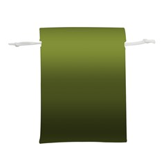 Army Green Gradient Color Lightweight Drawstring Pouch (m) by SpinnyChairDesigns