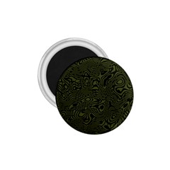 Army Green And Black Stripe Camo 1 75  Magnets by SpinnyChairDesigns