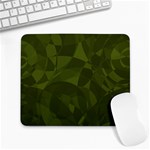 Army Green Color Pattern Large Mousepads Front