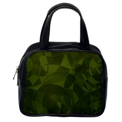 Army Green Color Pattern Classic Handbag (one Side) by SpinnyChairDesigns