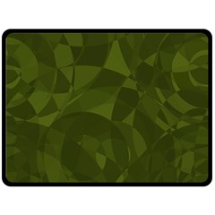 Army Green Color Pattern Fleece Blanket (large)  by SpinnyChairDesigns