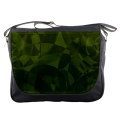 Army Green Color Pattern Messenger Bag by SpinnyChairDesigns