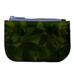 Army Green Color Pattern Large Coin Purse Front