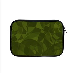 Army Green Color Pattern Apple Macbook Pro 15  Zipper Case by SpinnyChairDesigns